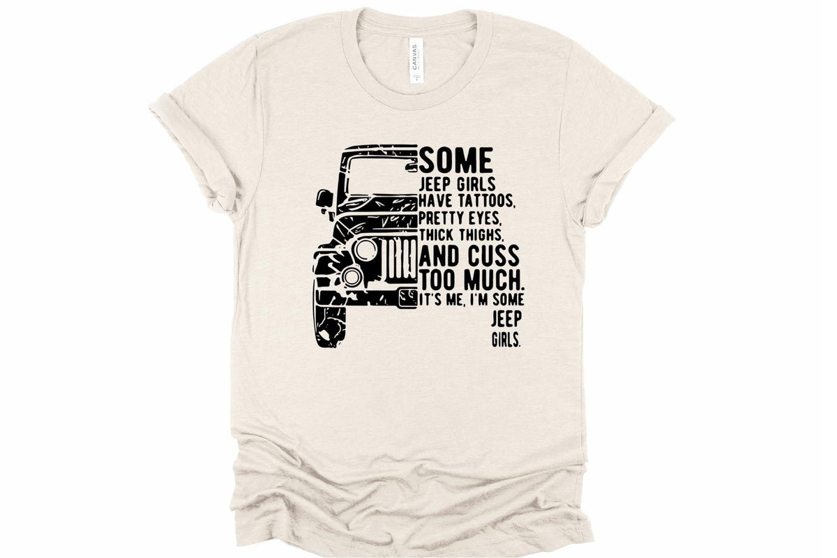 Wholesale Jeep Girls Graphic Tee - Sand