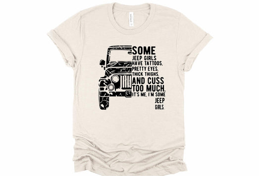 Wholesale Jeep Girls Graphic Tee - Sand