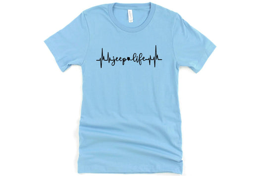 Wholesale Jeep Life Graphic Tee - Mint