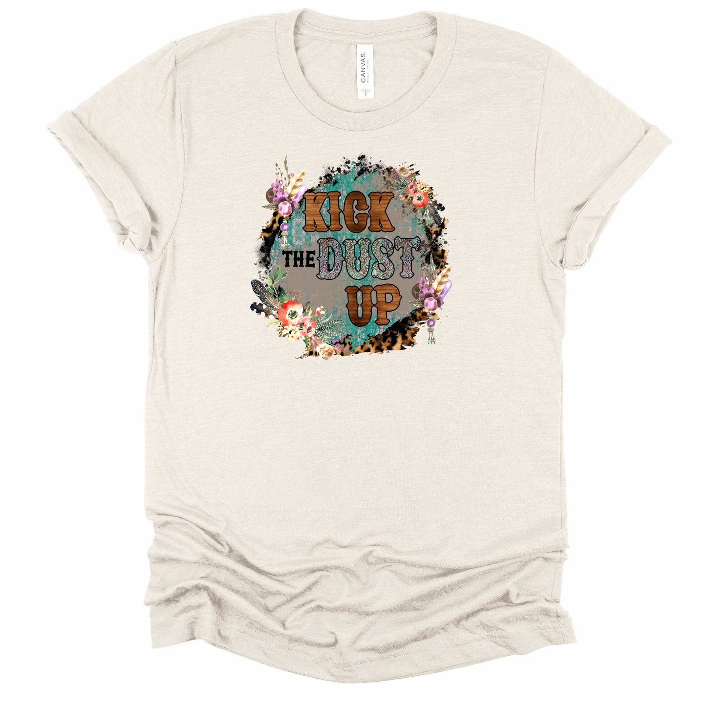 Wholesale Kick the Dust Up Graphic Tee - Sand