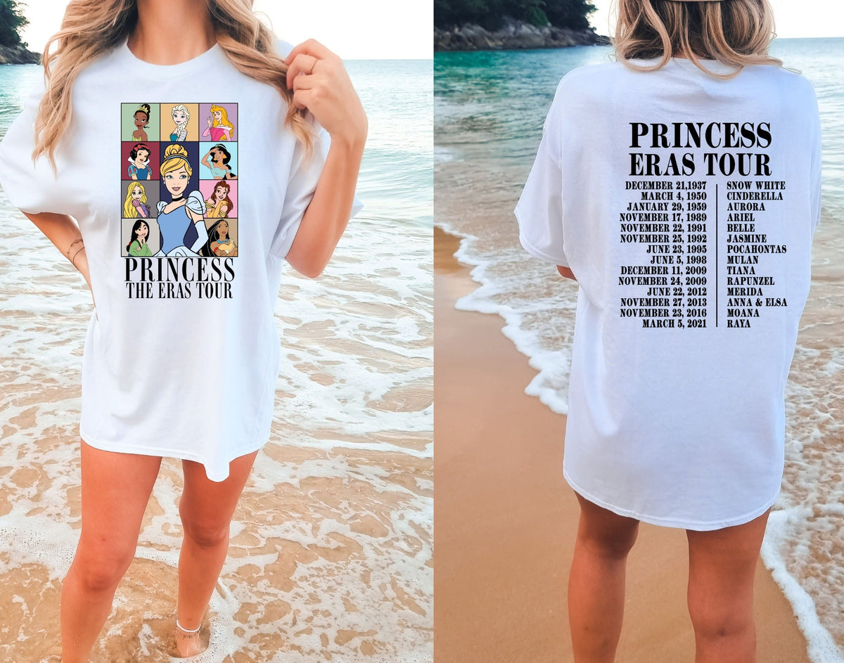 Wholesale Princess Eras Graphic Tee - Grey