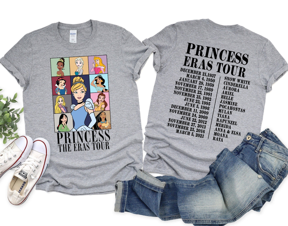 Wholesale Princess Eras Graphic Tee - White