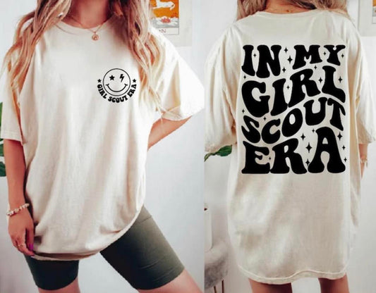 Wholesale Girl Scout Era Graphic Tee - Natural Tee