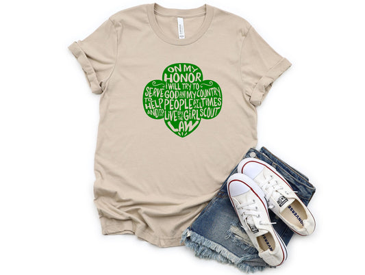 Wholesale Trefoil Promise Graphic Tee - Mint Tee