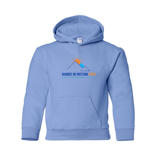 Wholesale Hands In Motion YOUTH Hoodie - Carolina Blue Hoodie