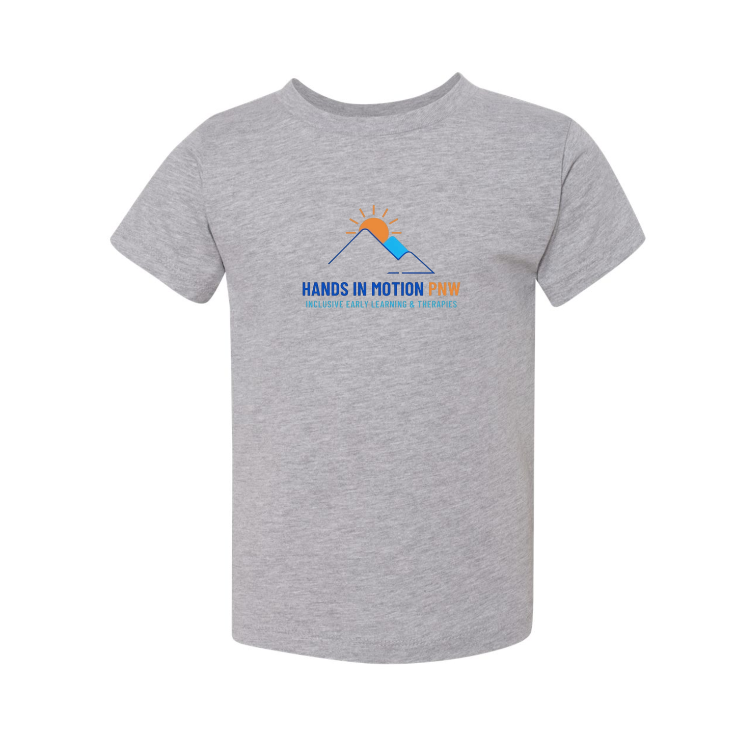 Wholesale Hands In Motion TODDLER Graphic Tee - Athletic Heather Tee