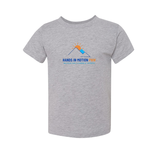 Wholesale Hands In Motion TODDLER Graphic Tee - Athletic Heather Tee