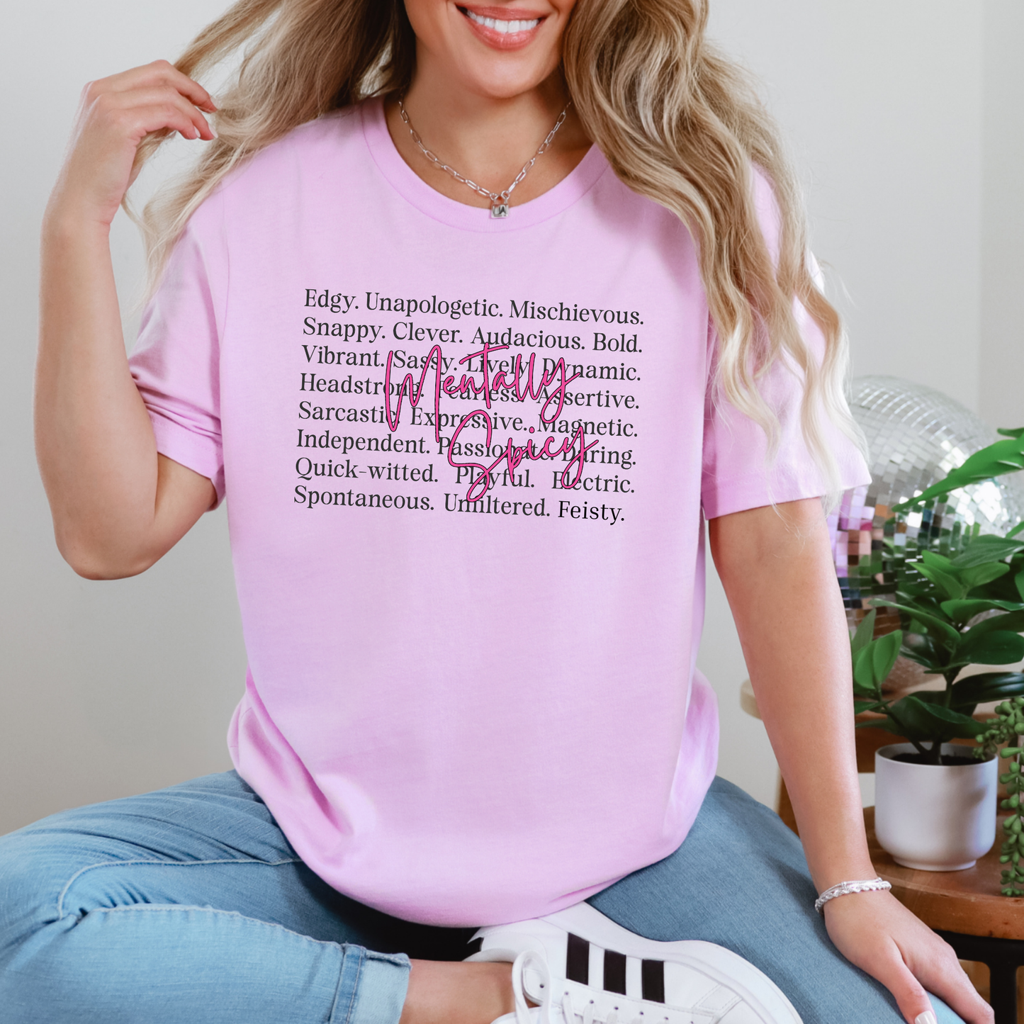 Mentally Spicy Words Graphic Tee