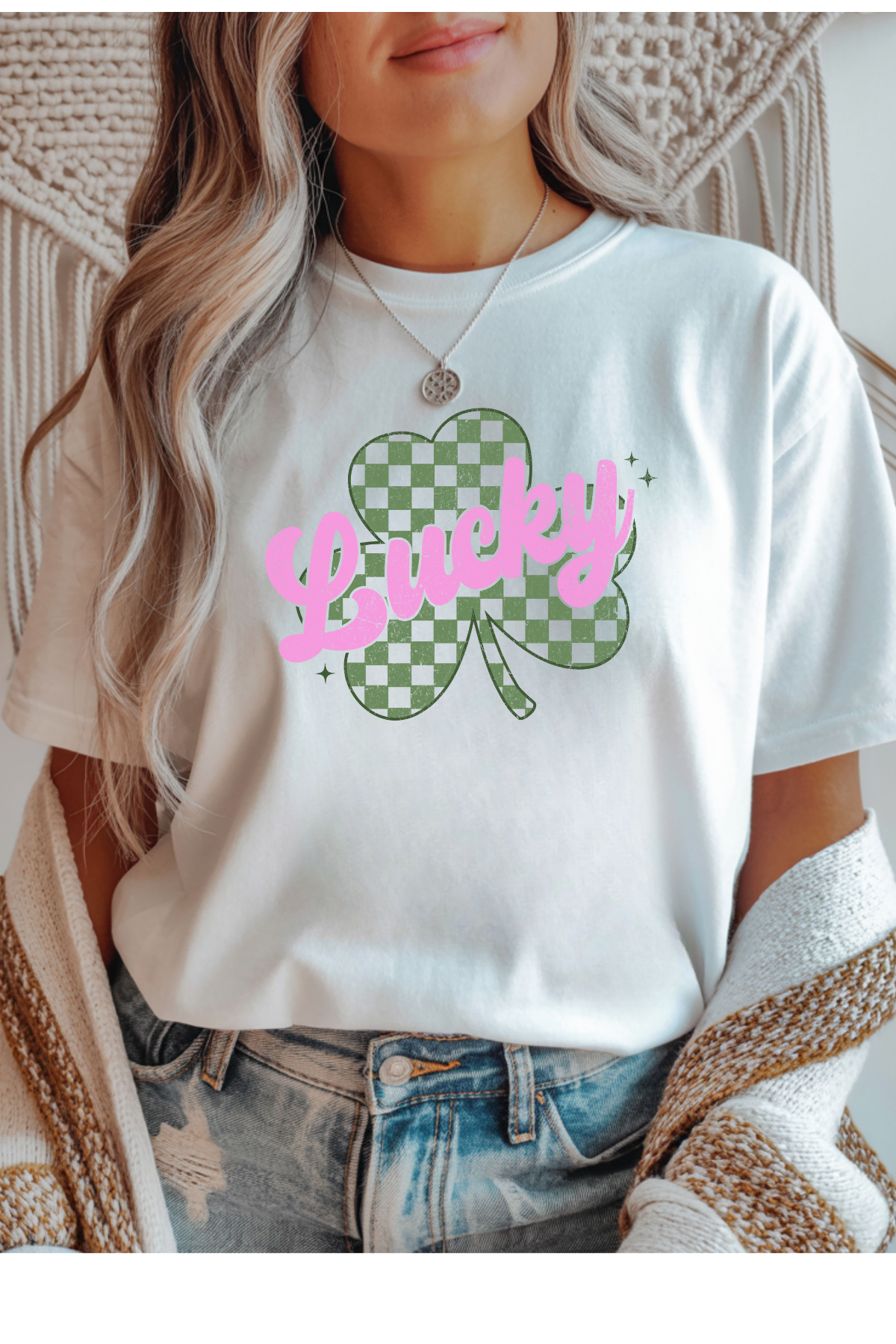 Wholesale Sahara Spring - Lucky #3 - White Gildan Tee