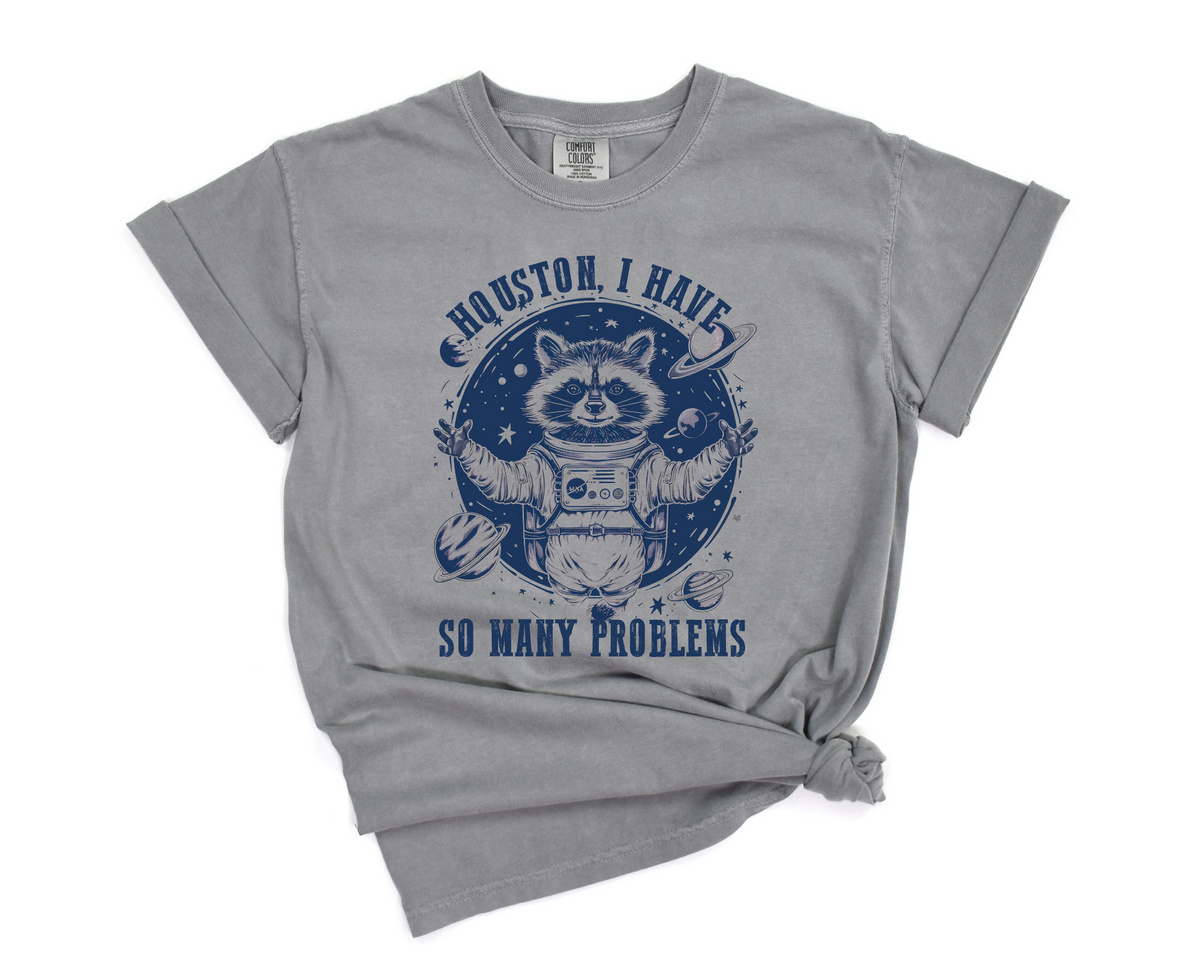 Wholesale So many problems Graphic Tee - CC Grey Tee