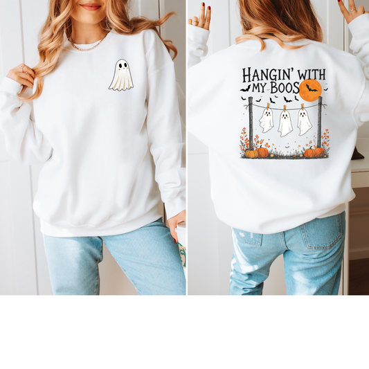 Hanging Ghost Graphic Tee or Sweatshirt