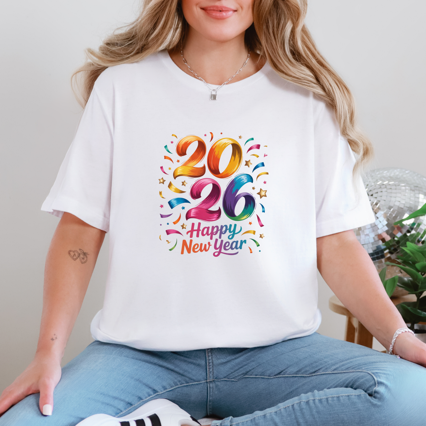 2026 Happy New Year Graphic Tee