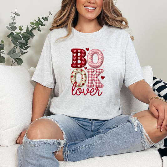 Valentine Book Lover Graphic Tee