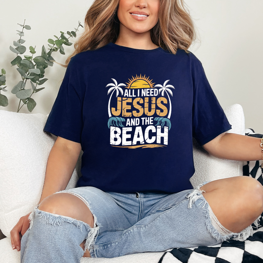Jesus and the Beach Graphic Tee