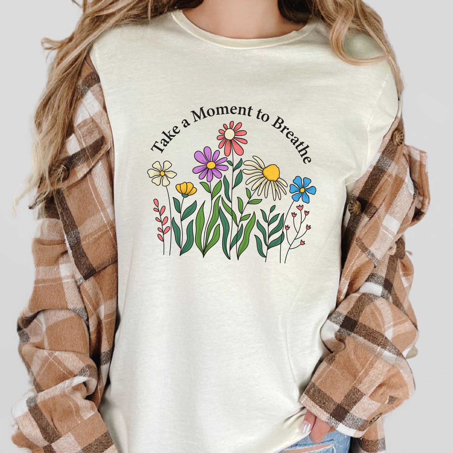 Take A Moment To Breathe Graphic Tee