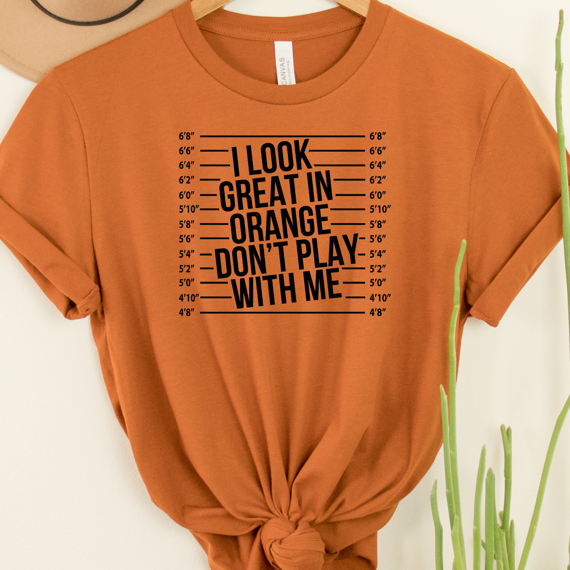 Wholesale Great in Orange Graphic Tee - Autumn Tee