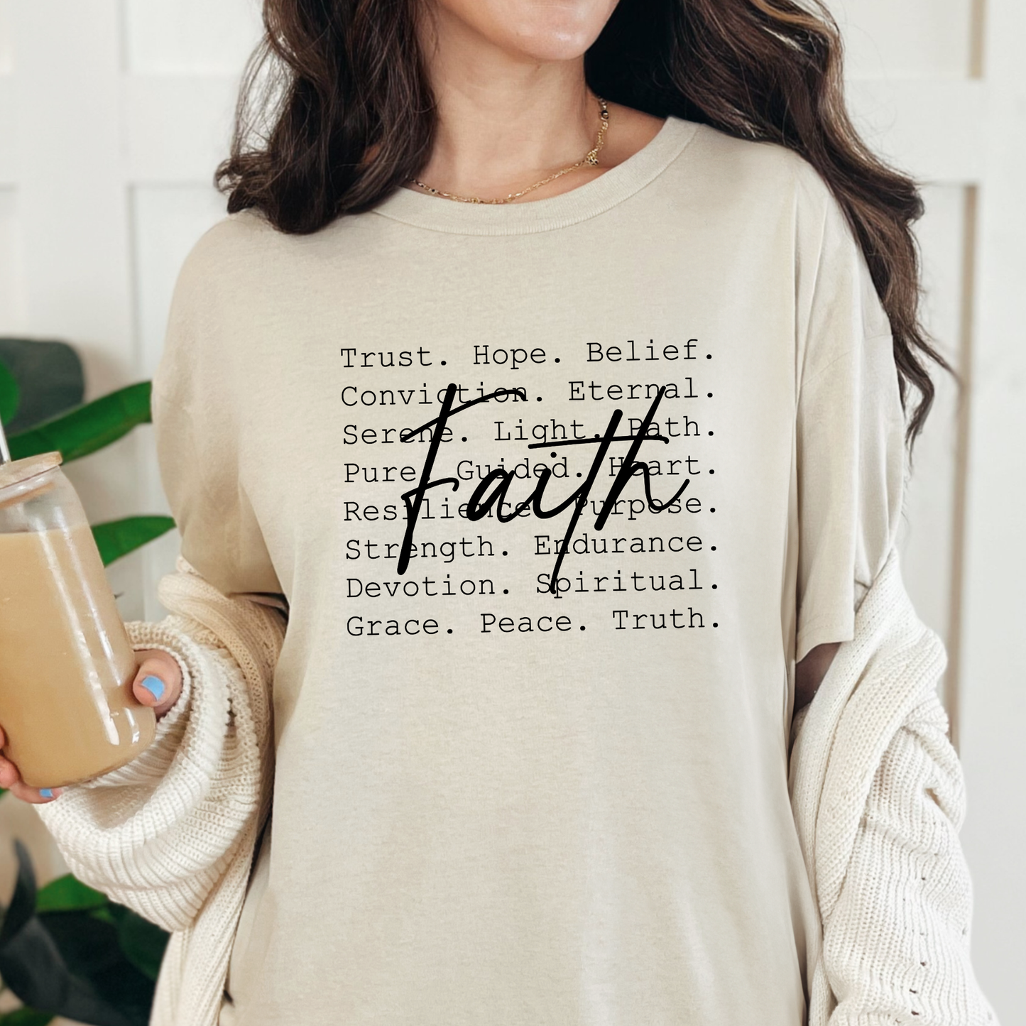 Faith Words Graphic Tee