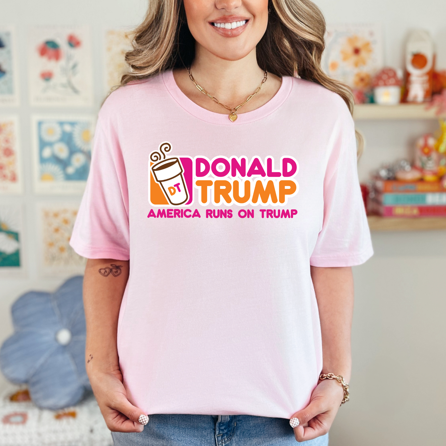 American runs on Trump