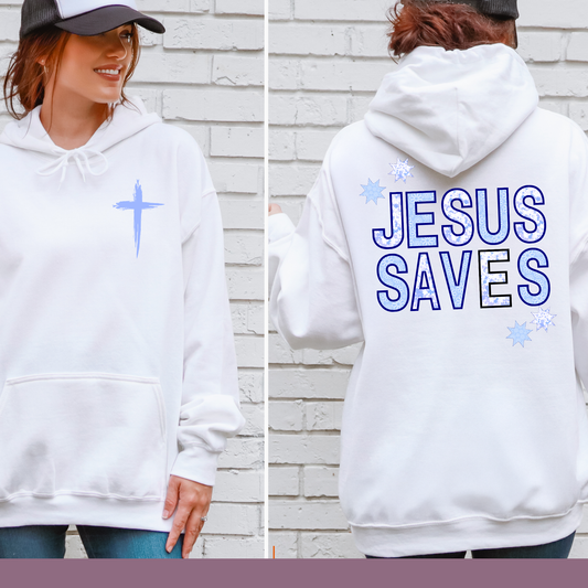 Jesus Saves Hoodie Sweatshirt