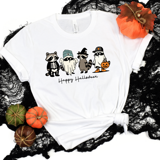 Racoon Halloween Graphic Tee or Sweatshirt