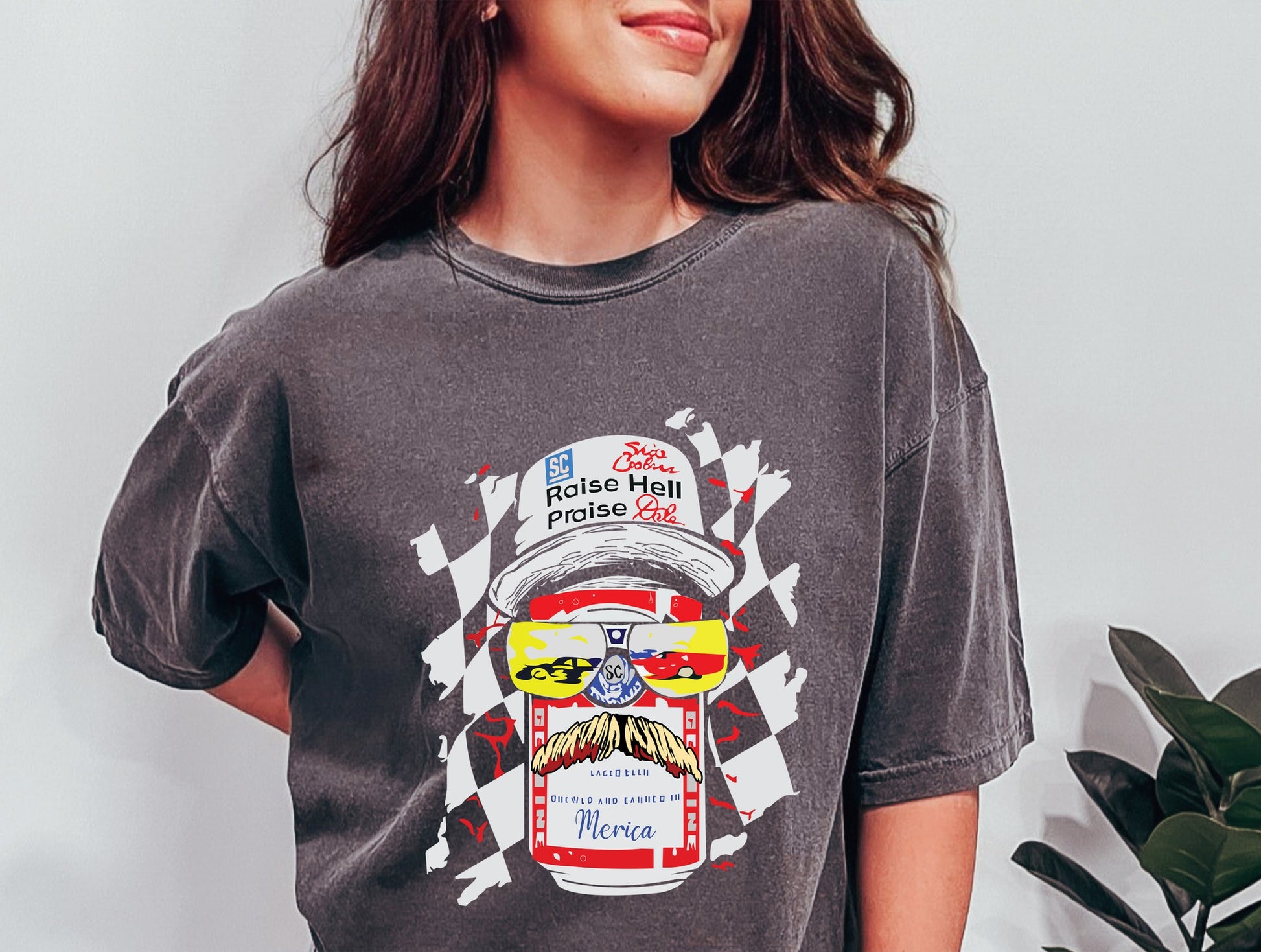 Wholesale Raise Hell Praise Dale Graphic Tee - CC Black Tee