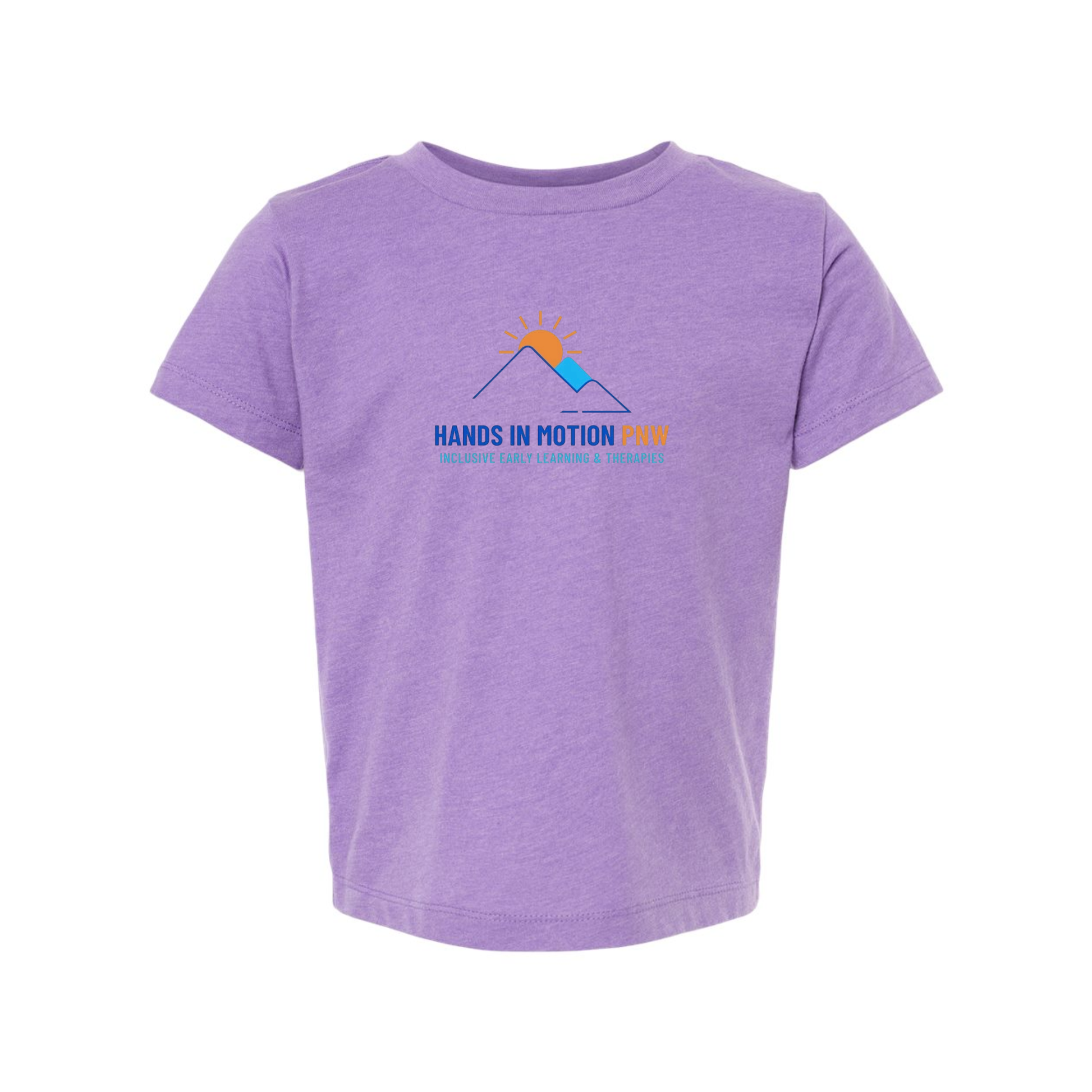 Wholesale Hands In Motion TODDLER Graphic Tee - Heather Team Purple Tee