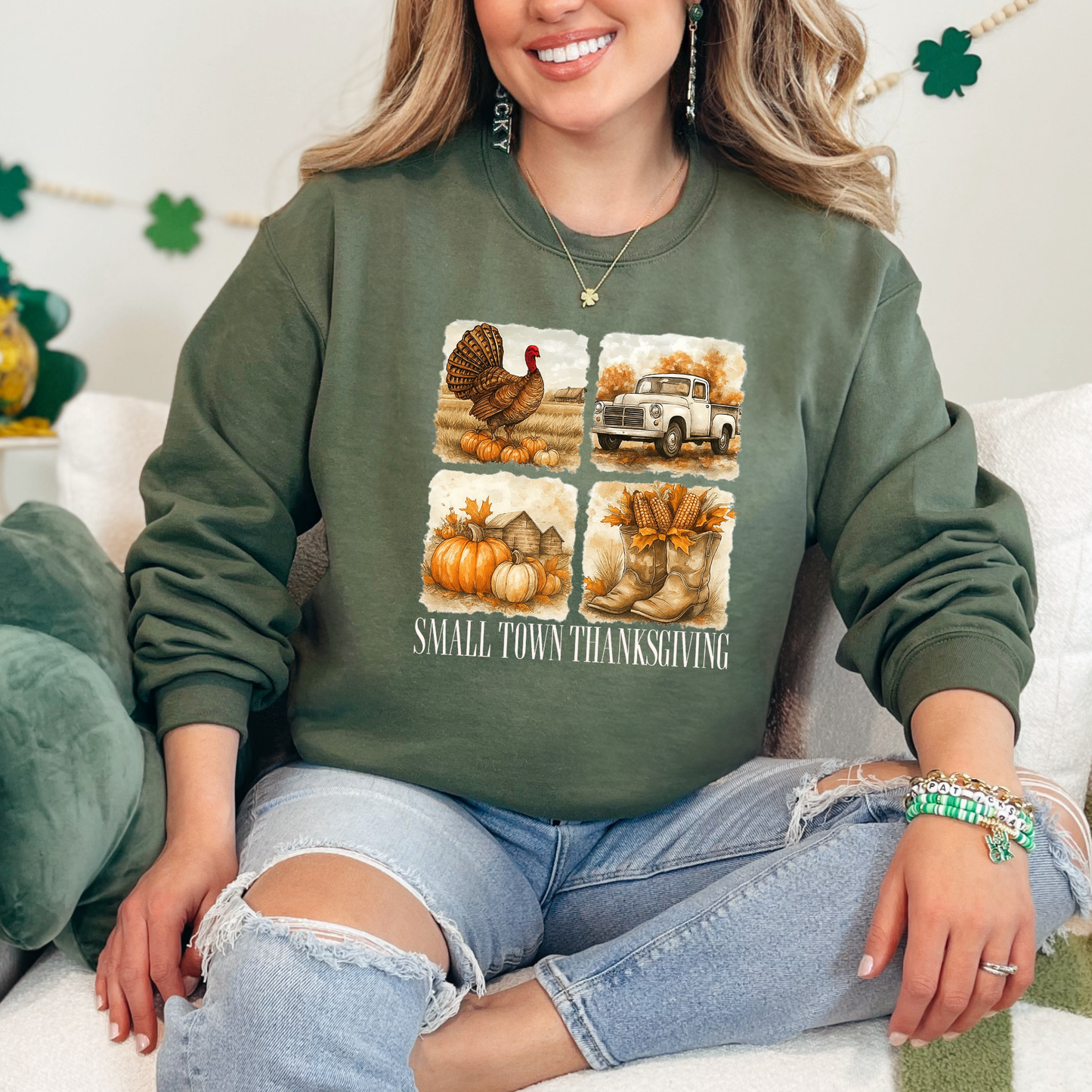 Small Town Thanksgiving Sweatshirt