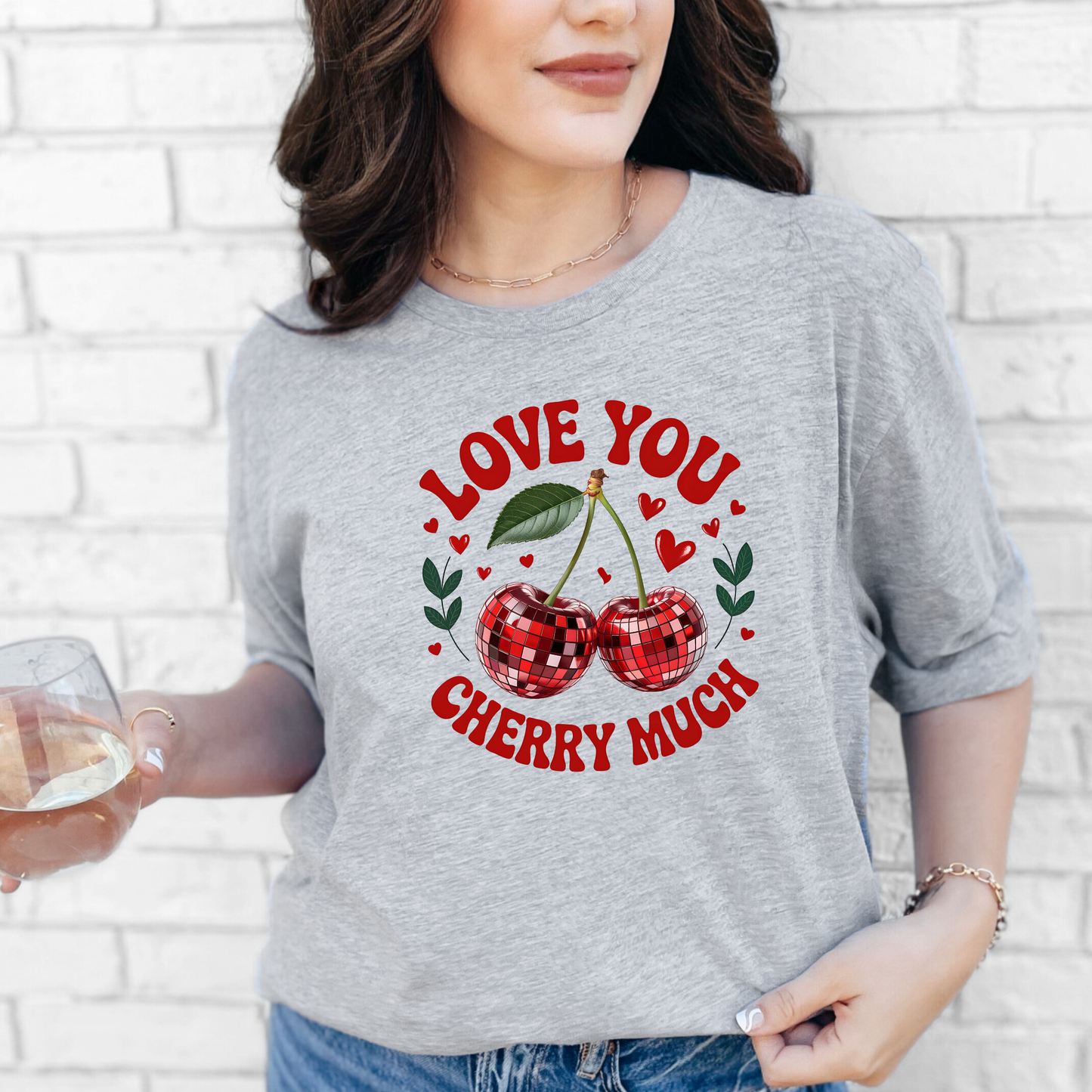 Love You Cherry Much Graphic Tee