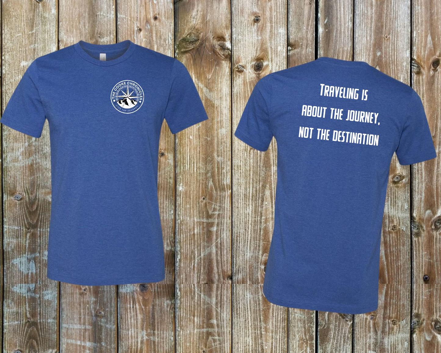 Wholesale Cooke Chronicles Graphic Tee - Heather Royal Tee FULL FRONT