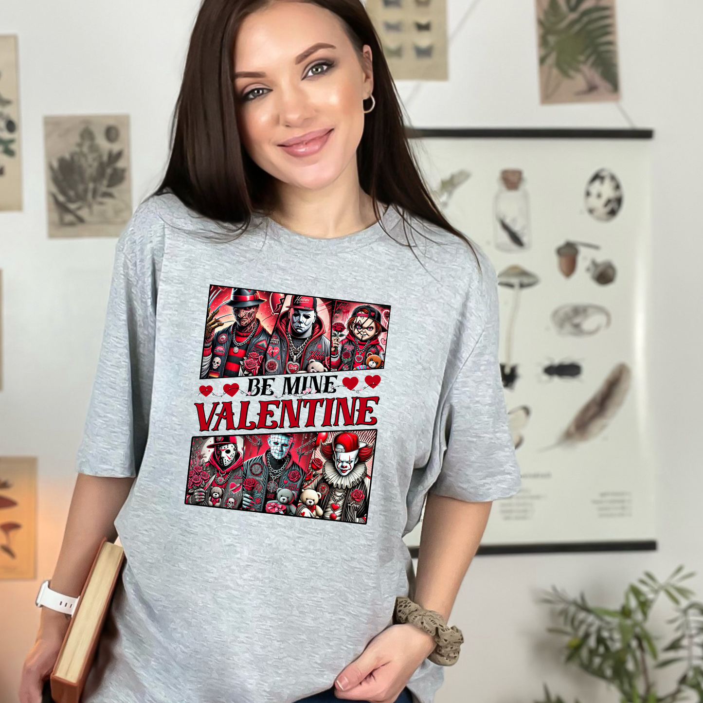 Horror Be Mine Valentine Graphic Tee