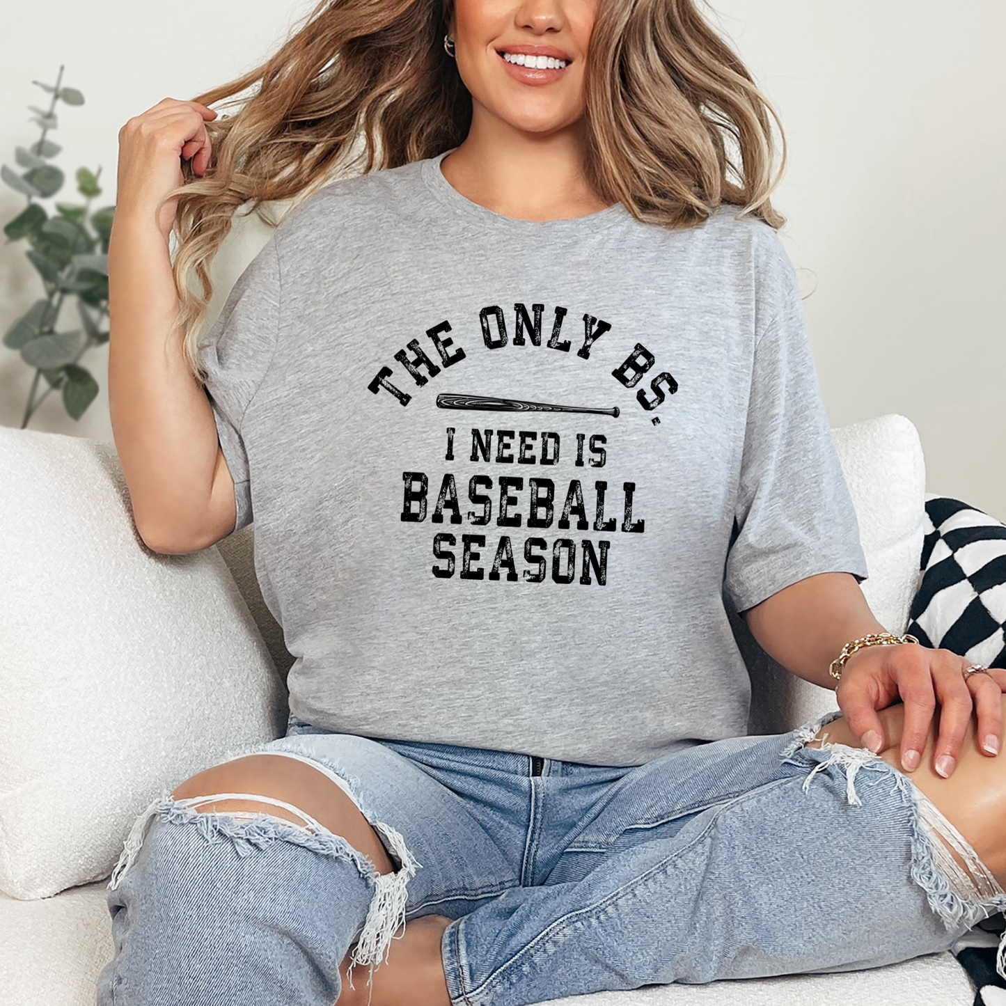 BS Baseball Season Graphic Tee