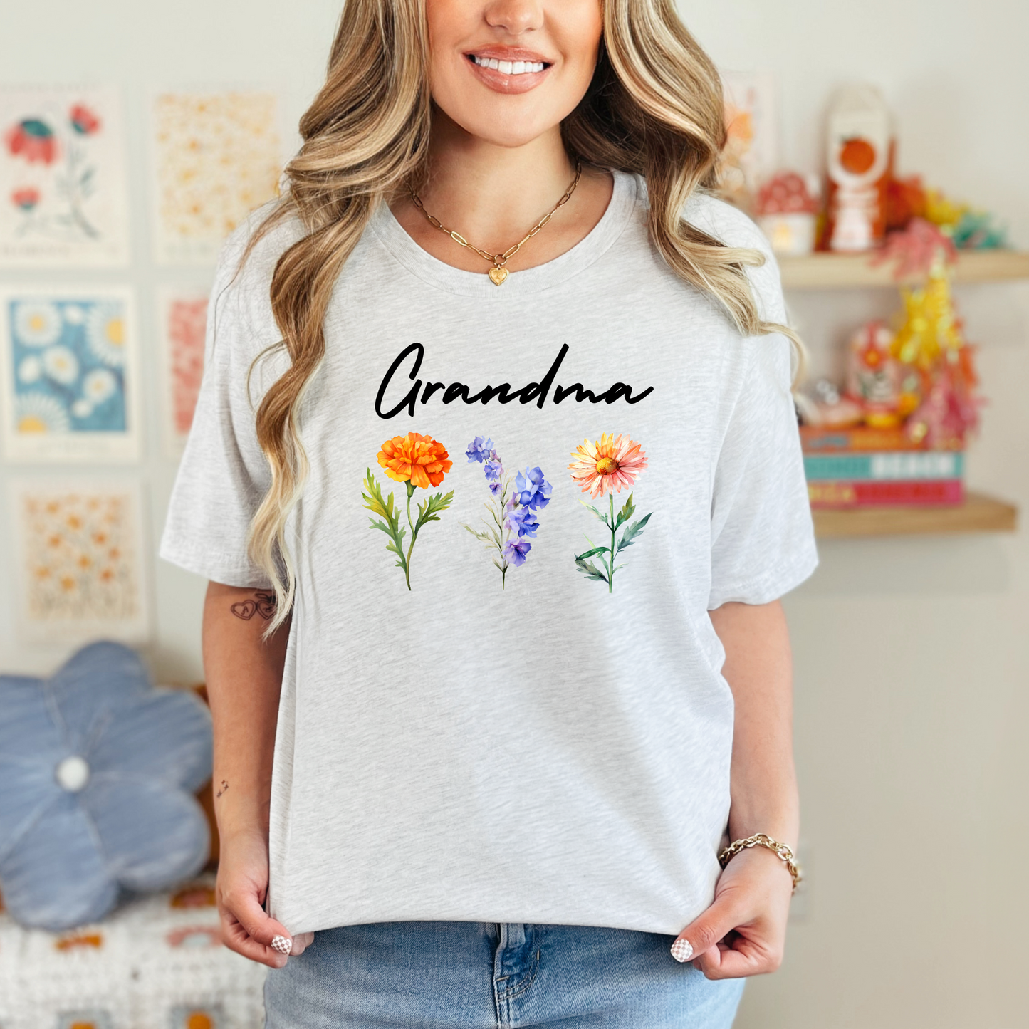 Custom Birth month flowers