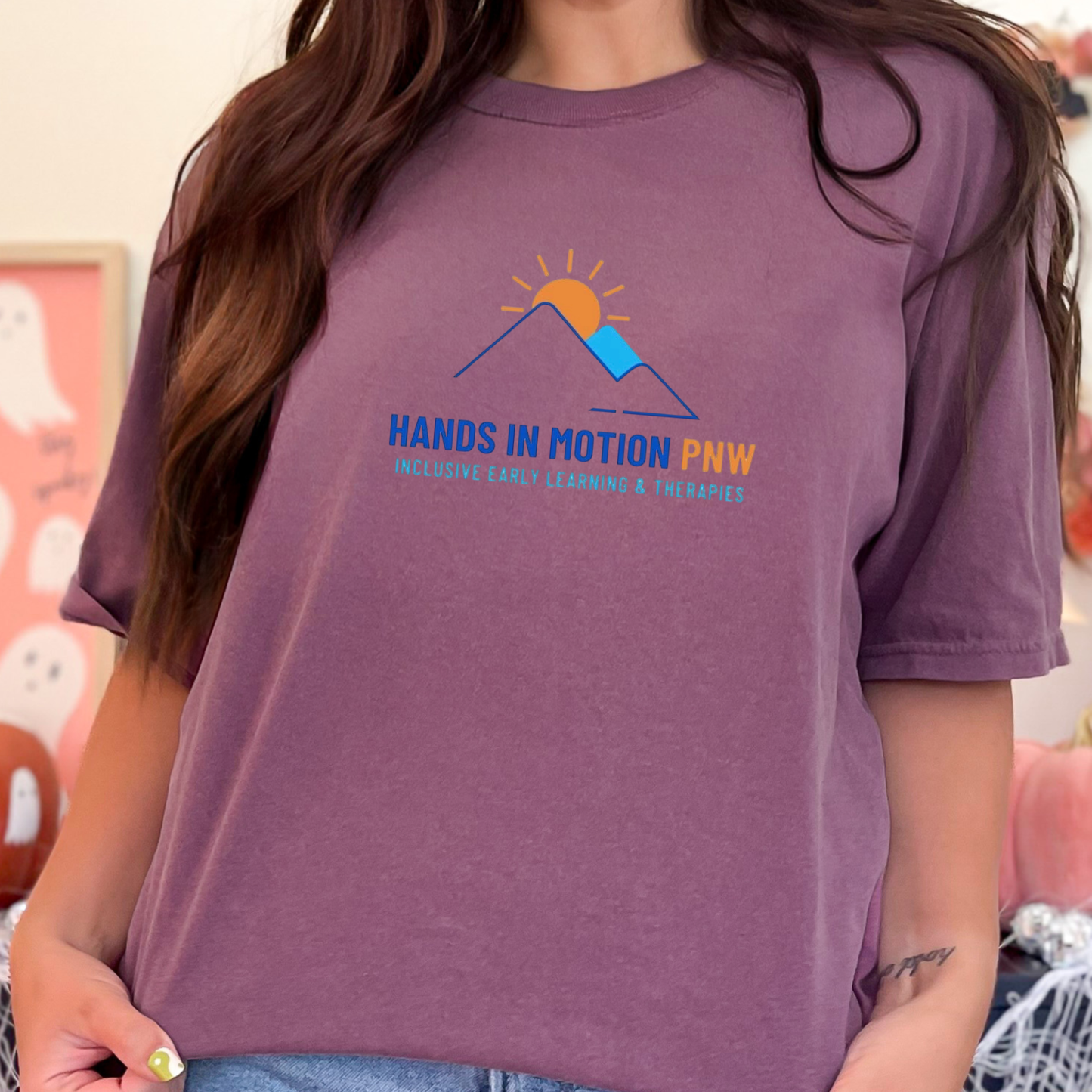 Wholesale Hands In Motion CC Graphic Tee - CC Berry Tee