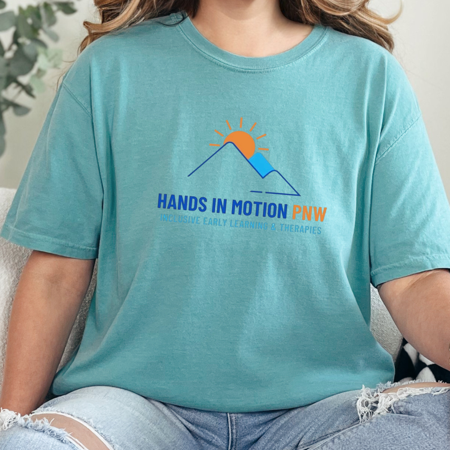 Wholesale Hands In Motion CC Graphic Tee - CC Seafoam Tee