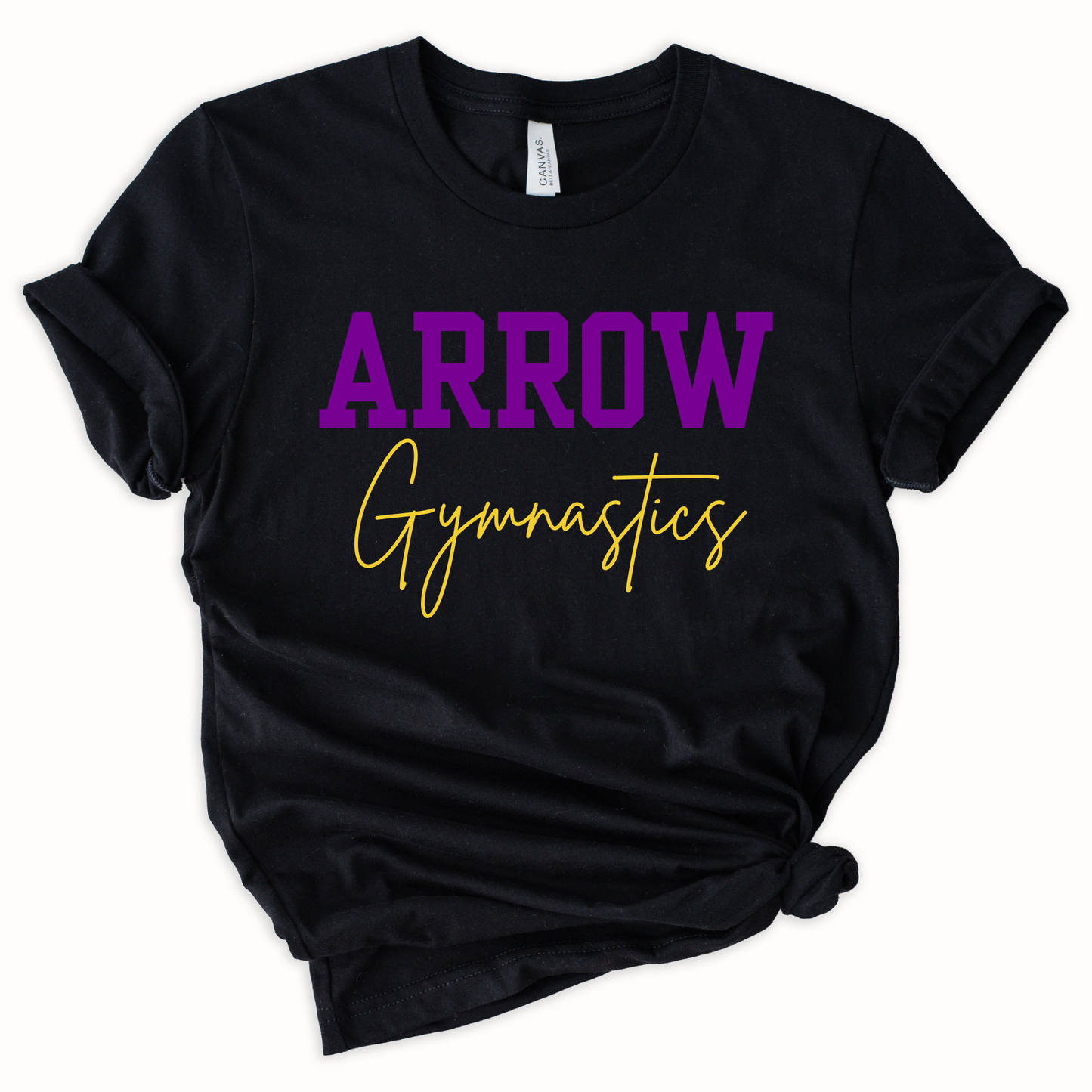 Wholesale Style 1 Arrows Gymnastics - Black Sweatshirt