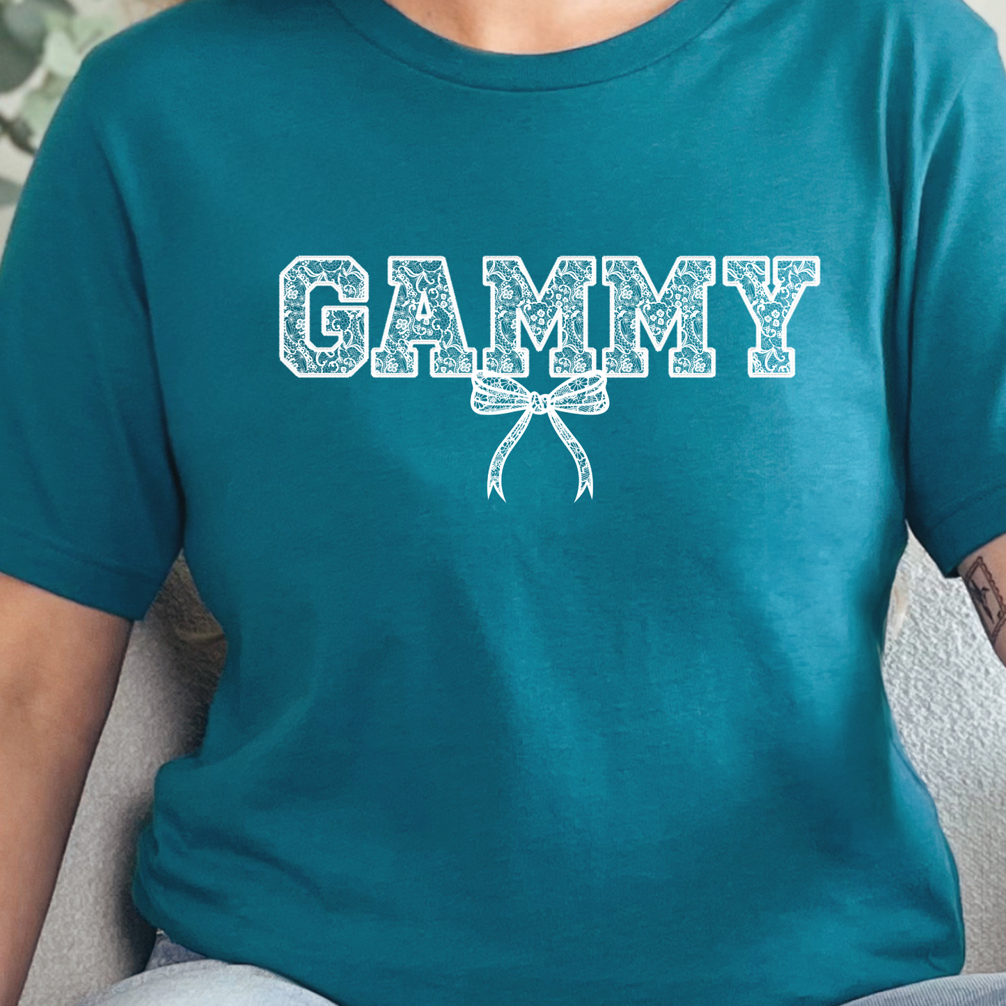 Wholesale Custom Lace Name Graphic Tee - Marine Tee