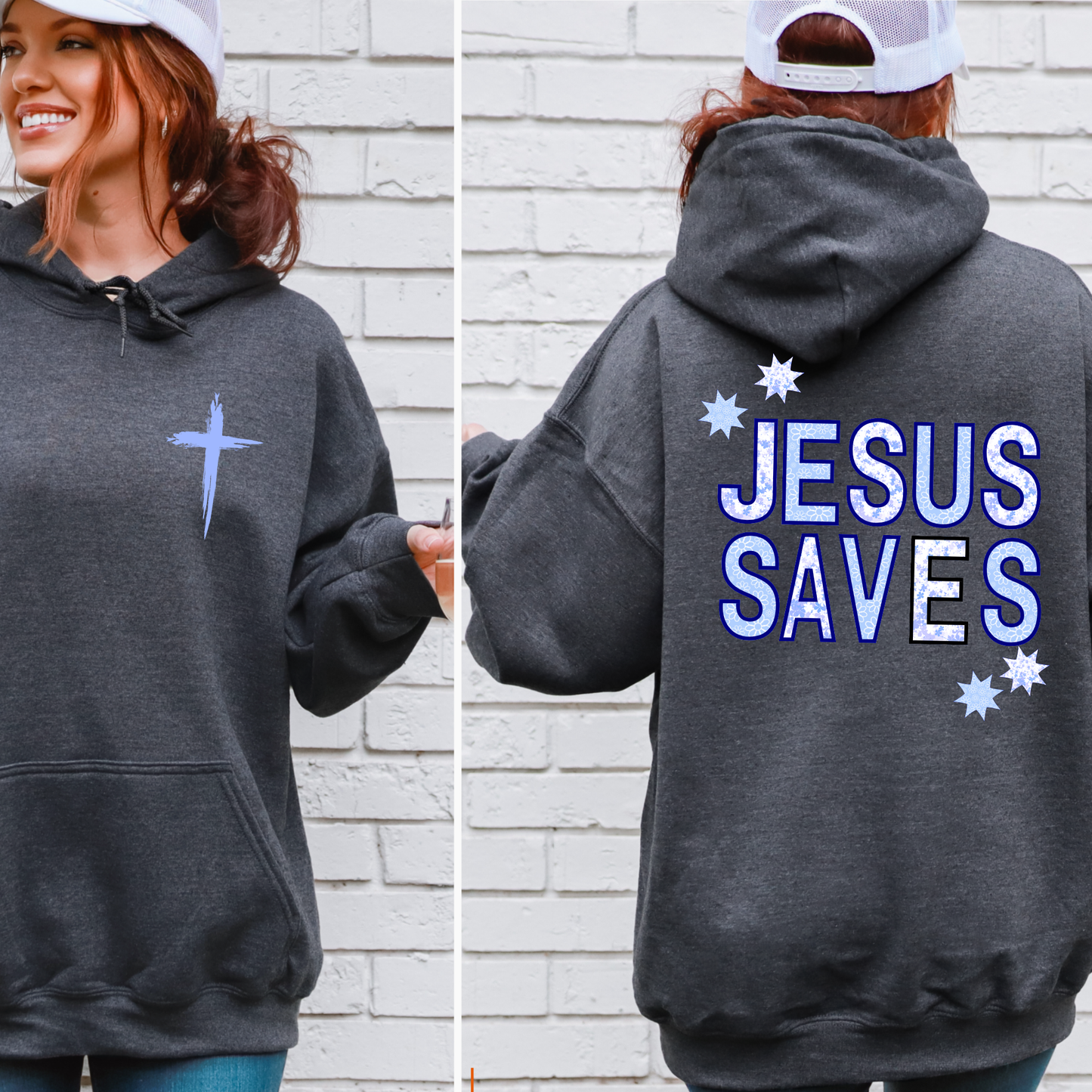 Jesus Saves Hoodie Sweatshirt