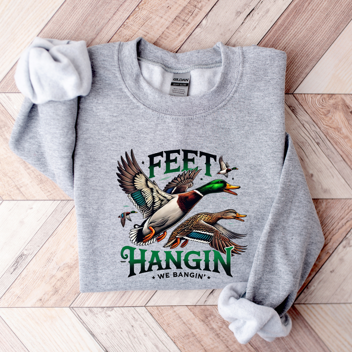 Wholesale Feet Hangin - Grey Tee