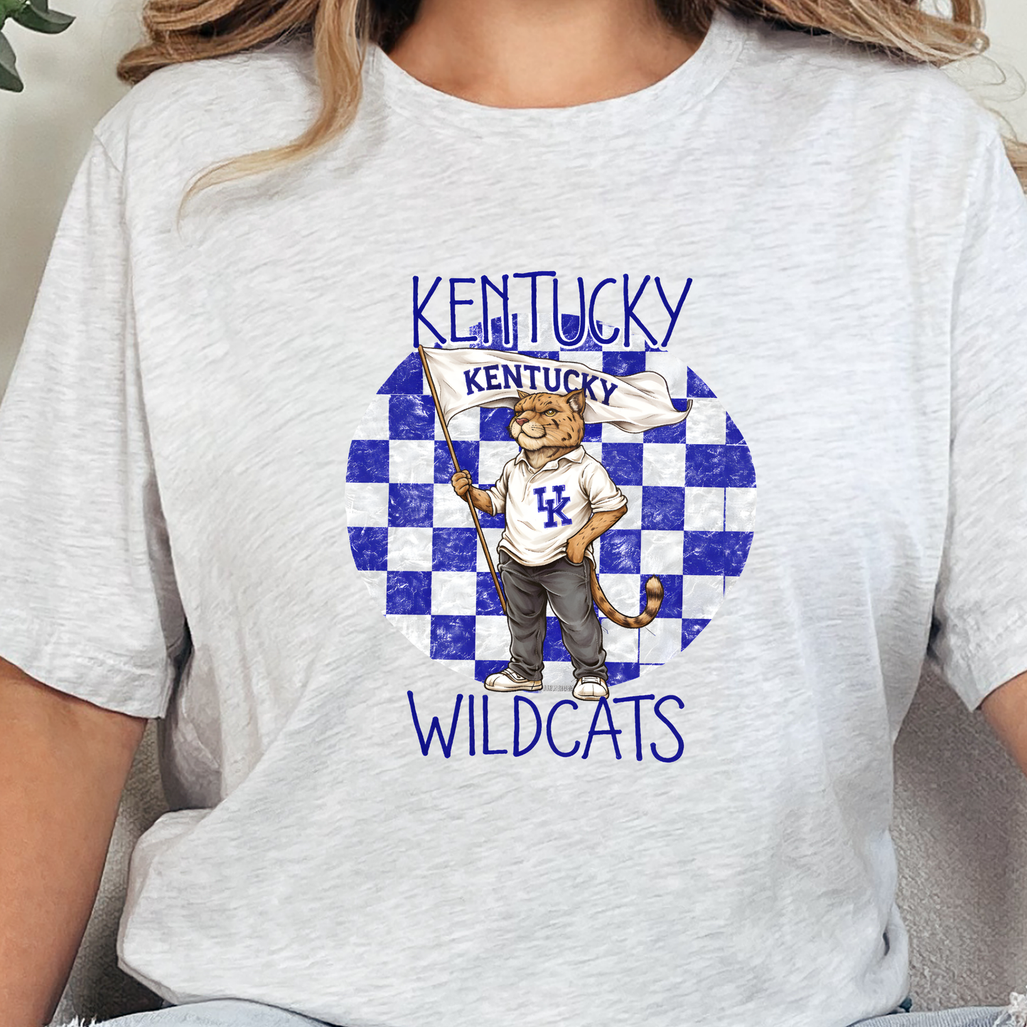 Wholesale Kentucky Wildcats Graphic Tee - Ash Tee