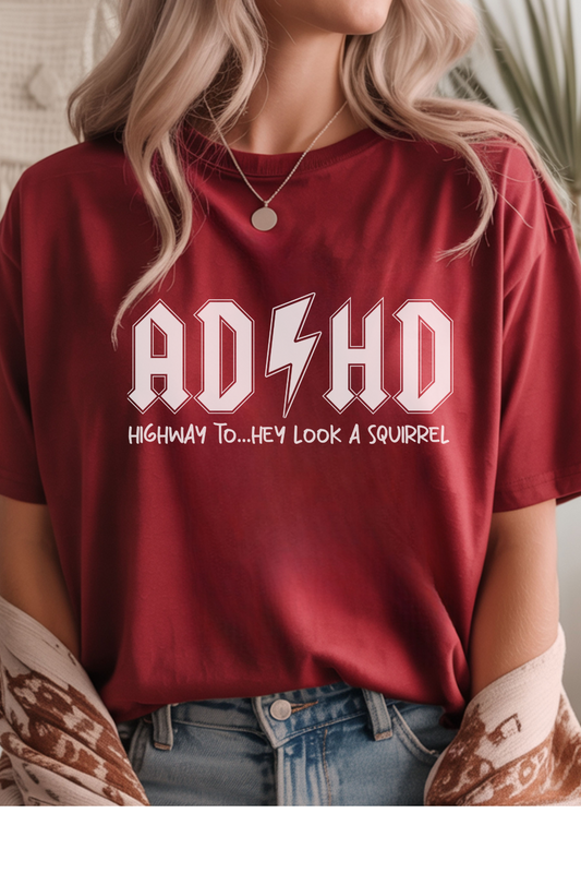 Wholesale Let the Games Begin - ADHD #10 - Antique Cherry Gildan Tee