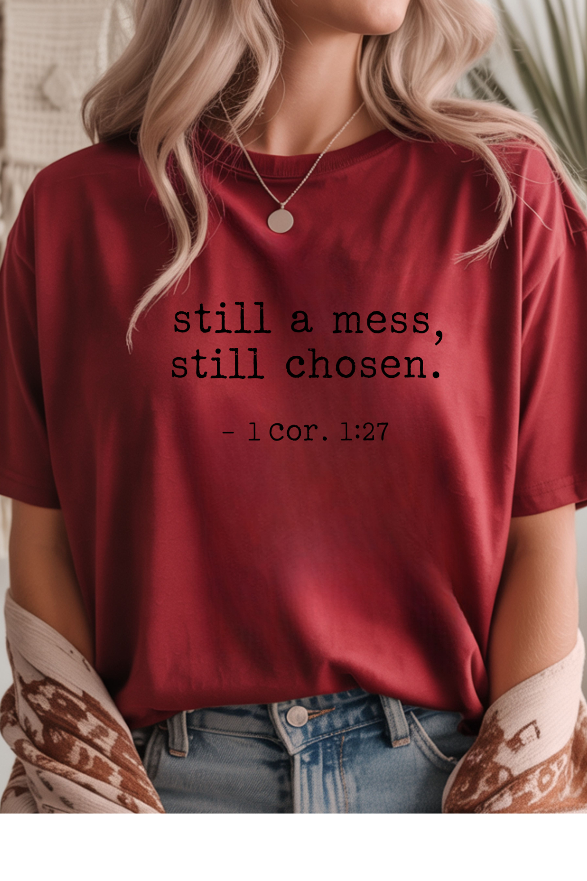 Wholesale Fifty Shades of Brown - Still Chosen #3 - Antique Cherry Gildan Tee
