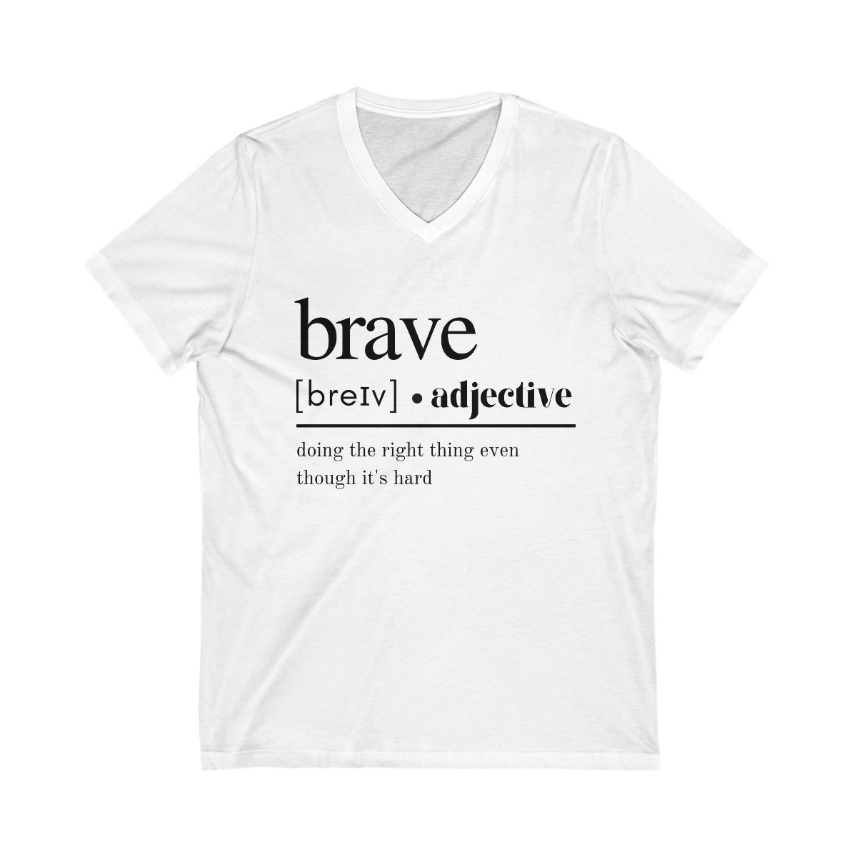 Wholesale Brave Graphic Tee - White Tee