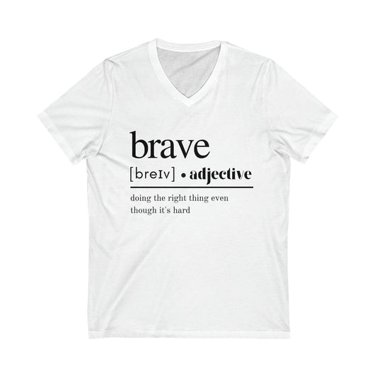 Wholesale Brave Graphic Tee - White Tee