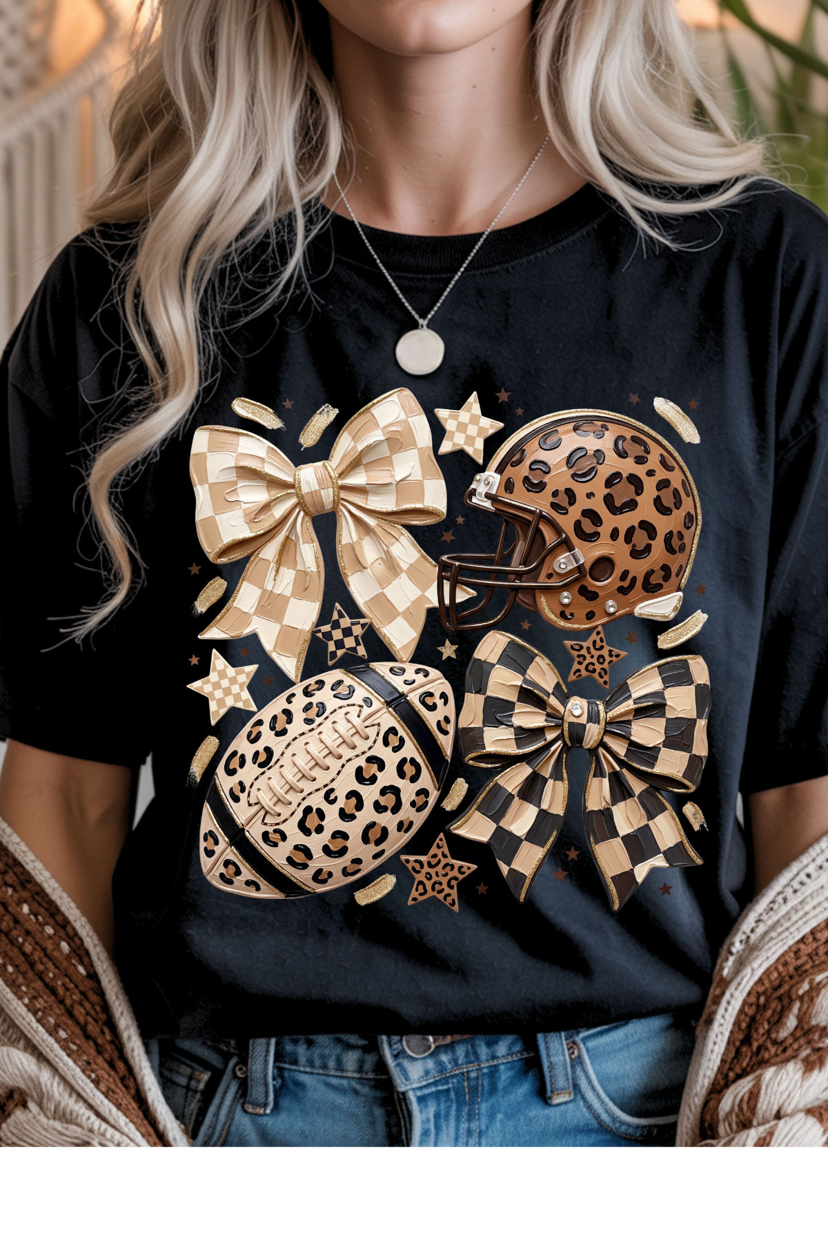 Summer Sale - Leopard Checkered Football #10