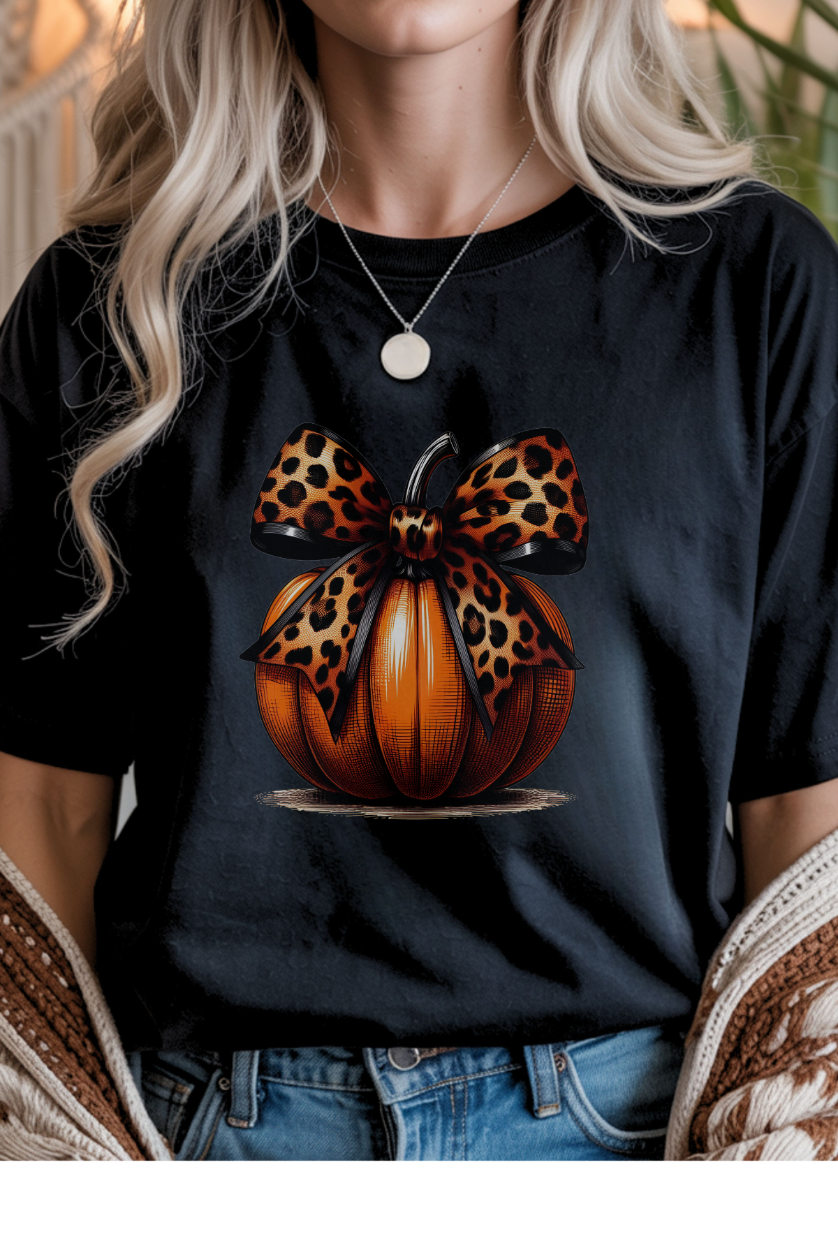 Wholesale Let the Games Begin - Pumpkin Bows #2 - Black Gildan Tee
