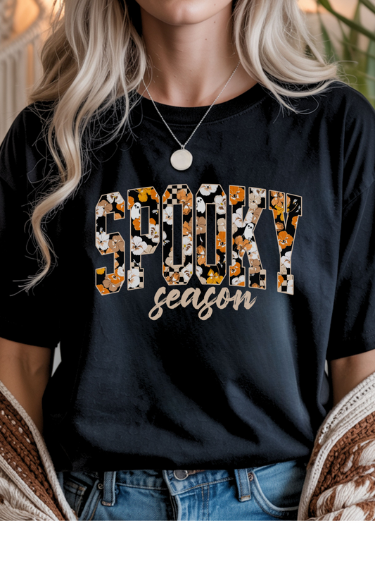 Wholesale Fall Whimsey - Spooky Season #3 - Black Gildan Tee