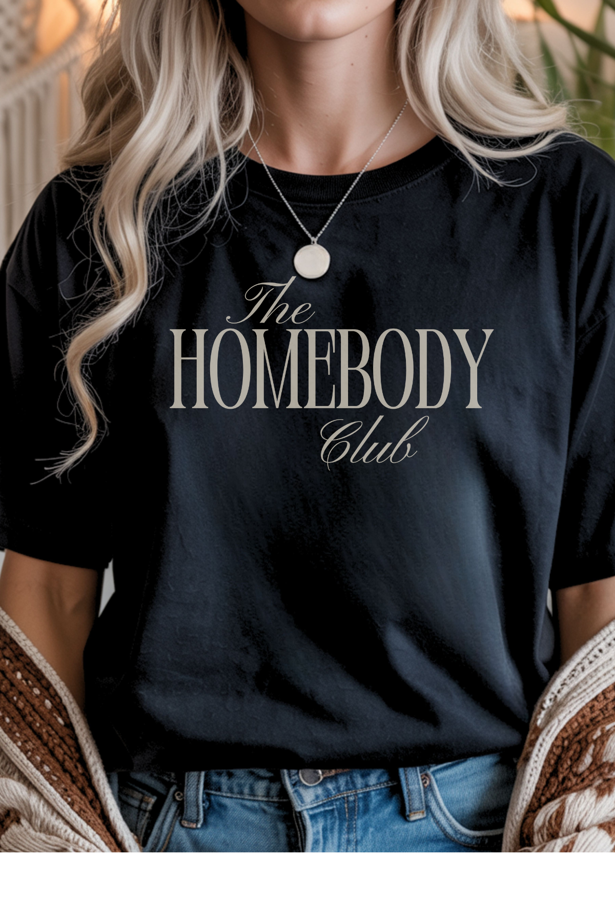 Wholesale Flower Power - Homebody #5 - Black Gildan Tee