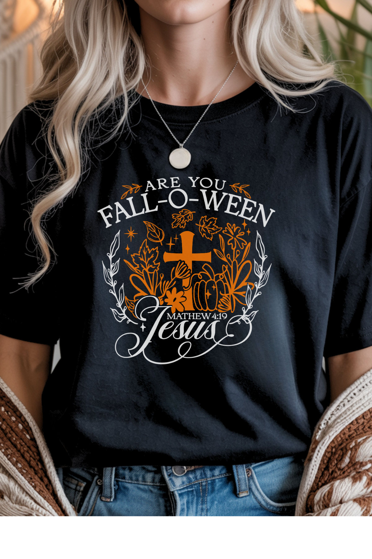Wholesale Fall Whimsey - Fall-O-Ween #7 - Black Gildan Tee