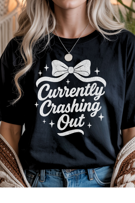Wholesale Color Me Spring - Crashing Out #9 - Black Gildan Tee
