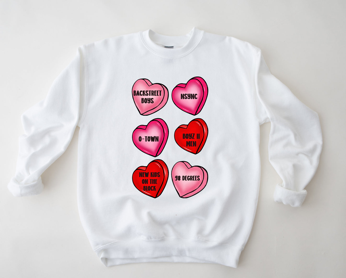 Boy Bands Candy Hearts